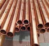 Factory  C1100 C1200 99.99% 1/4 1/2 3/8 Inch Soft Hard Copper Tube Pipe For Air Conditioner Refrigeration Equipment 