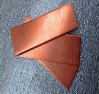 Customized 99.99 Pure Bronze Copper Sheet Metal Pure Copper Plate 