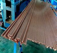 Large Stock Electrolytic Copper Rod 99.9% Pure Astm C1100 C14500 C1220 Polished Red Copper Bar 