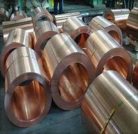 Aisi Decorated Brass Red Copper Coil C1100 C12500 C12000 C72200 Copper Strip Thickness 0.3-100mm 