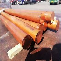 8mm Diameter 99.9% Pure Copper C1100 Round Rod C38000 C36000 Soild Copper Brass Bar Brass Metal Rod 