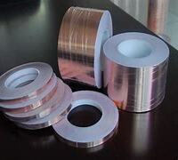 Customized Single-Side Double-Sided Conductive Adhesive Tape Copper Foil Tape Nickel Coating Electrical Conductive Copper Tapes 