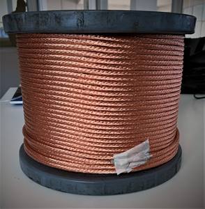 Dc Ul3239 Silicone Rubber Insulated Tinned Copper Wire 3kv 6kv 10kv 20kv Qianli Heating 1 Core 610 Meters Stranded -60C-200C 