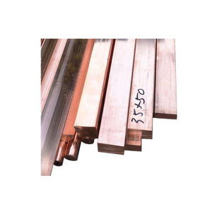 Factory production 99.95% Pure Copper Rod C12200 C11000 Square Flat Round Brass Copper Bars 