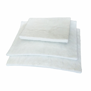 Fireproof nano aerogel silicate insulating blanket  low thermal conductivity aerogel felt for Wall Building Insulation 