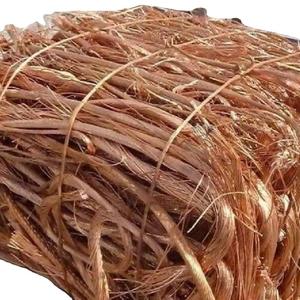 Factory Supply 99.99 Purity Bare Insulation Copper Cable Wire Copper Scrap For   per Kg Ton 