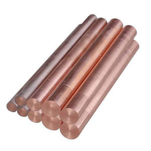 High Strength Cobalt Beryllium Copper Cuco2be C17500 Pure Round Copper Bus Bar 